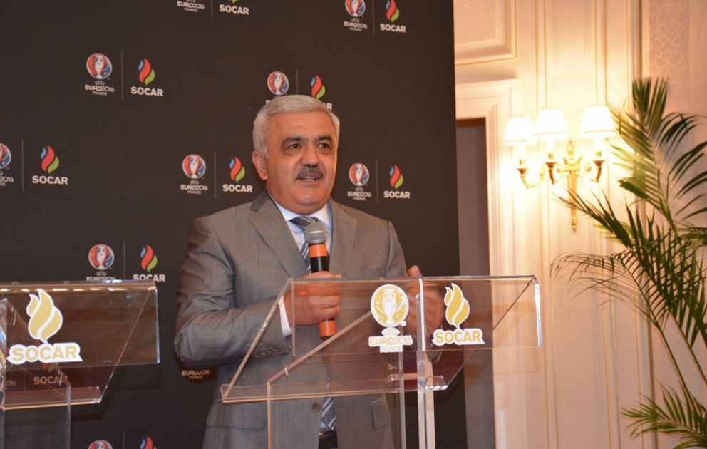 Futbol üzrə Avropa çempionatının başlaması ərəfəsində Parisdə qəbul keçirilib