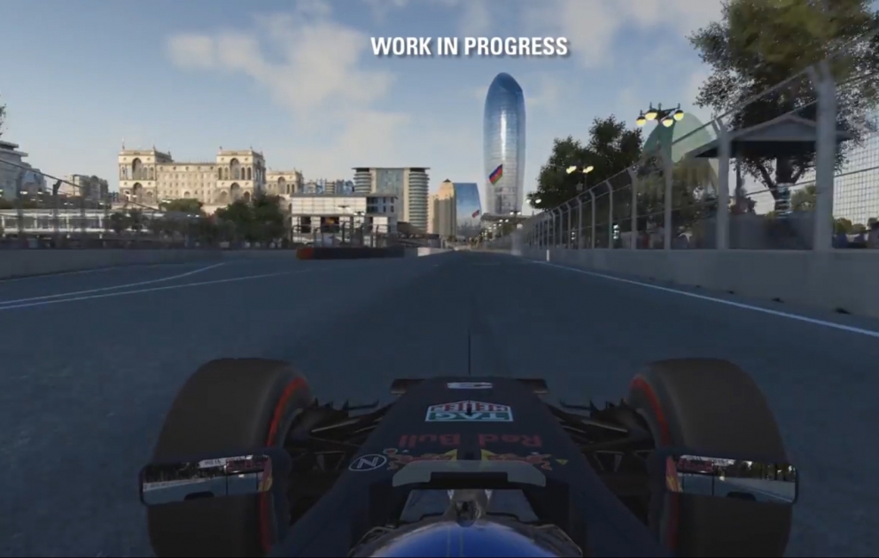 "Formula-1" Bakı yarışının virtual oyununun ilk tizeri təqdim olunub