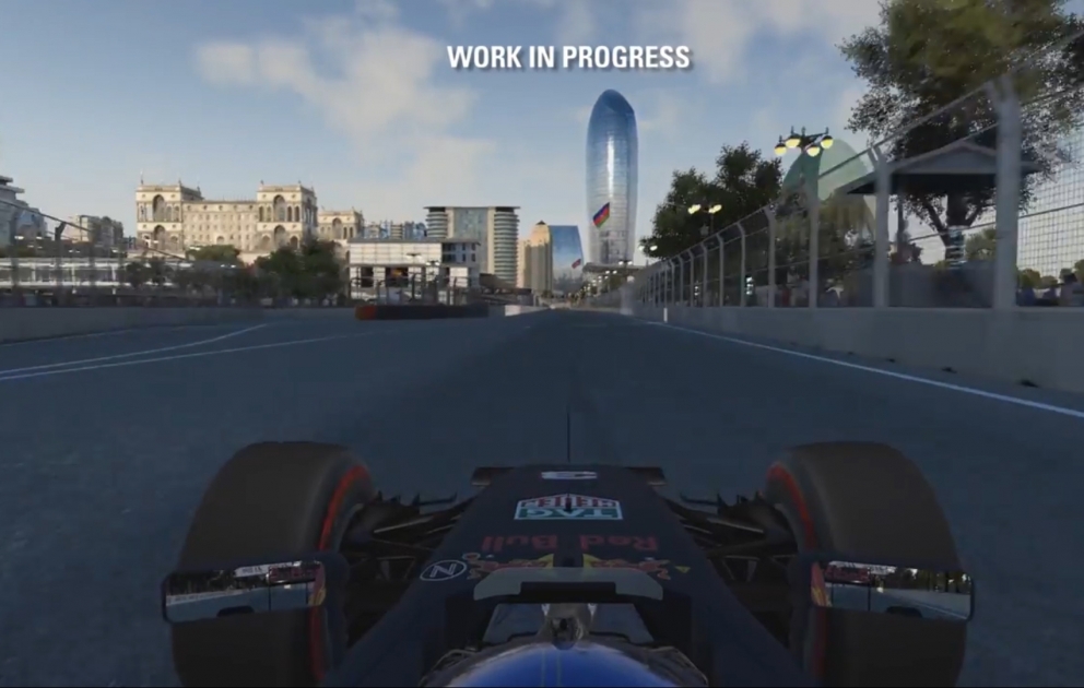 Erster Teaser eines virtuellen Spiels der Formel 1-Premiere in Baku präsentiert