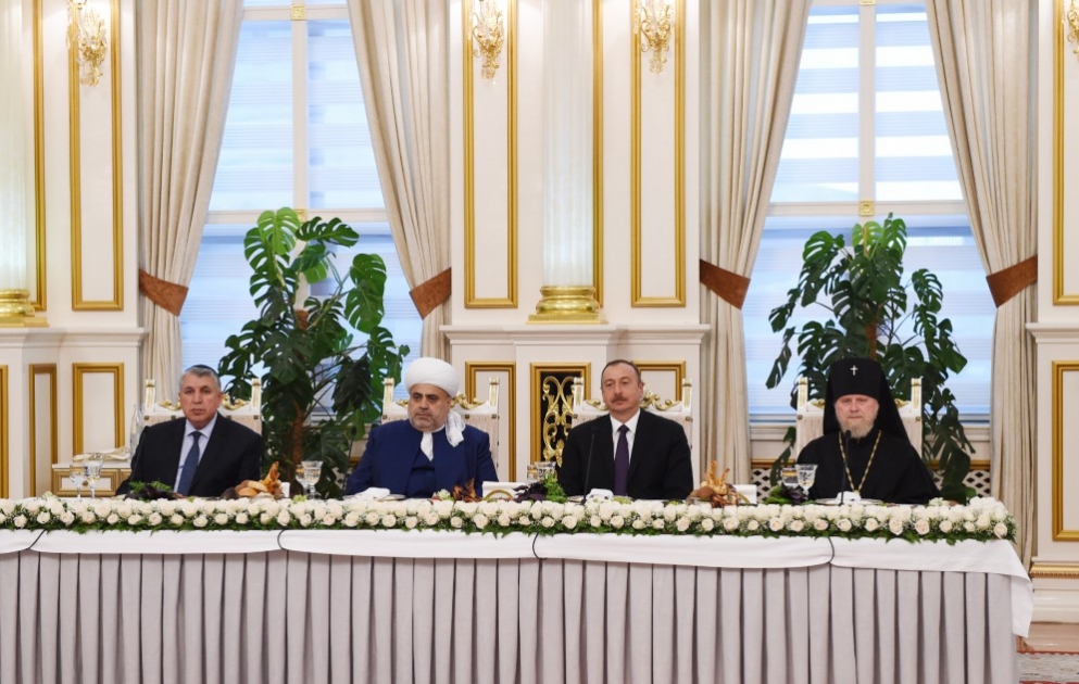 President Ilham Aliyev attended Iftar ceremony on the occasion of holy month of Ramadan