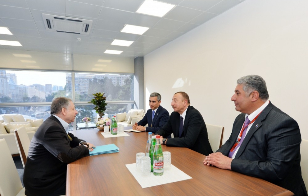Le président azerbaïdjanais reçoit le président  de la Fédération internationale de l’automobile