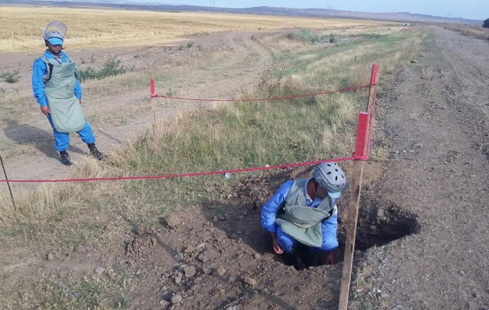 В Тертере обнаружен 1 неразорвавшийся боеприпас