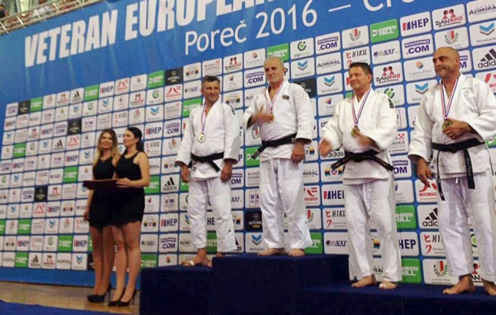 Азербайджанский дзюдоист-ветеран стал чемпионом Европы