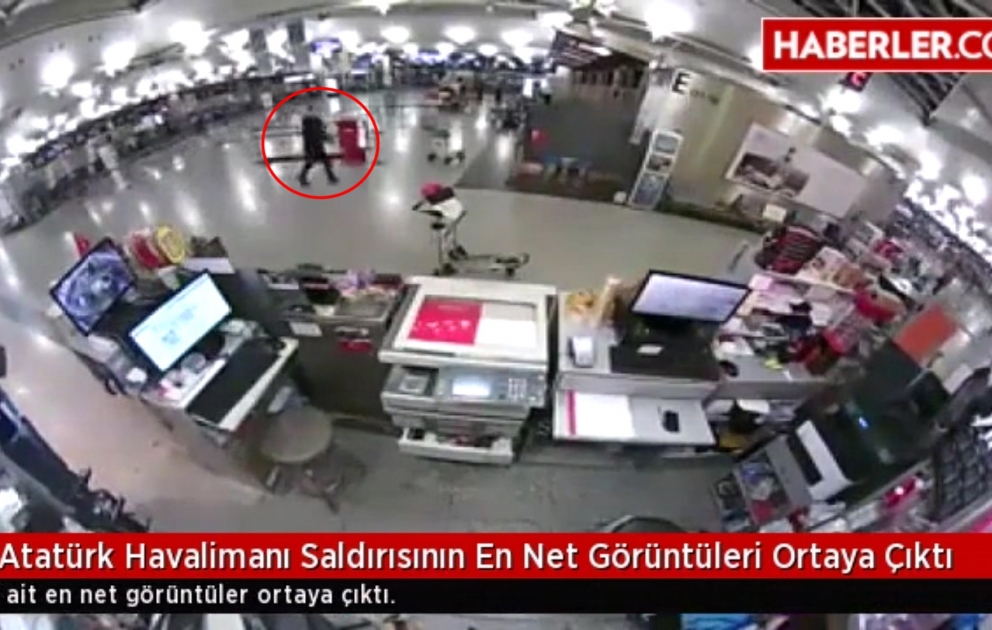 Atatürk Hava Limanındakı  terrorun daha dəqiq görüntüləri yayıldı  YENİ