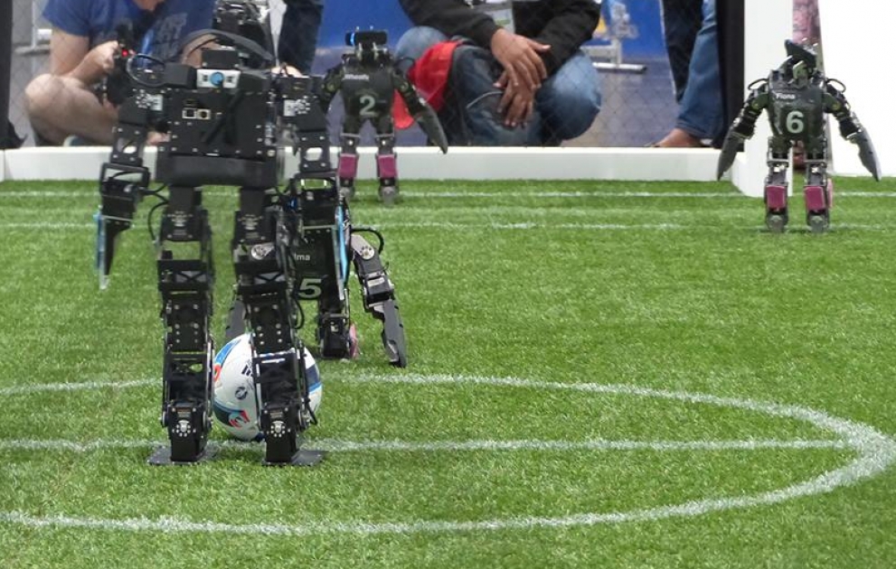 Robotlar futbol oynadı - Almaniyada