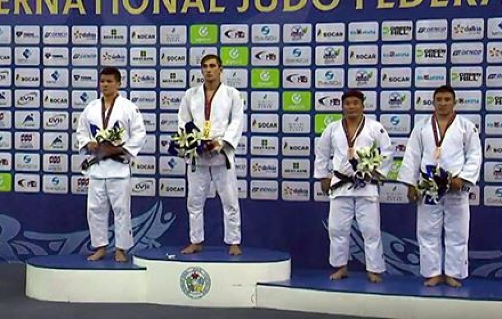 Cüdoçularımız Ulan-Bator Qran-prisini 1 qızıl və 3 bürünc medalla başa vurub