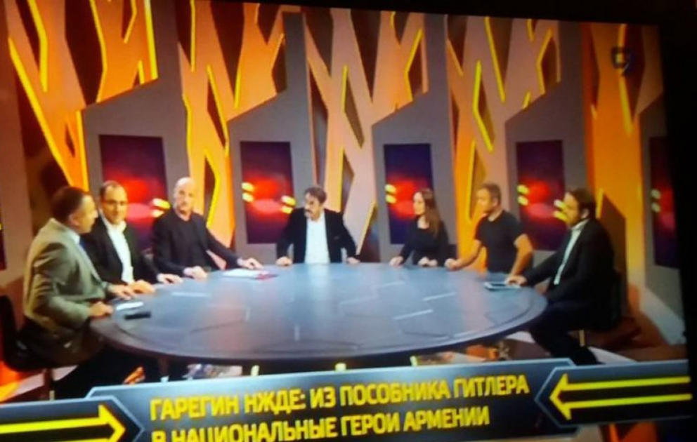 На израильском телеканале «9tv» была проведена дискуссия, посвященная установке памятника армянскому фашисту генералу Нжде в Армении