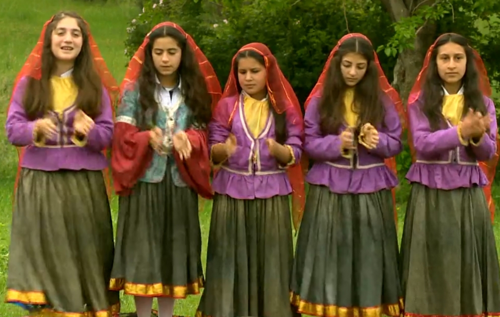 Xalq yaradıcılığı: Naxçıvanın "Gülümey" folklor  ansamblından gözəl ifa