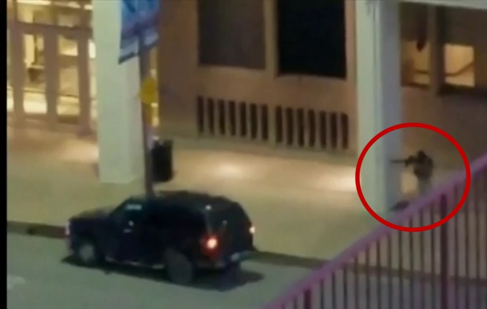 Видео с перестрелки в Далласе