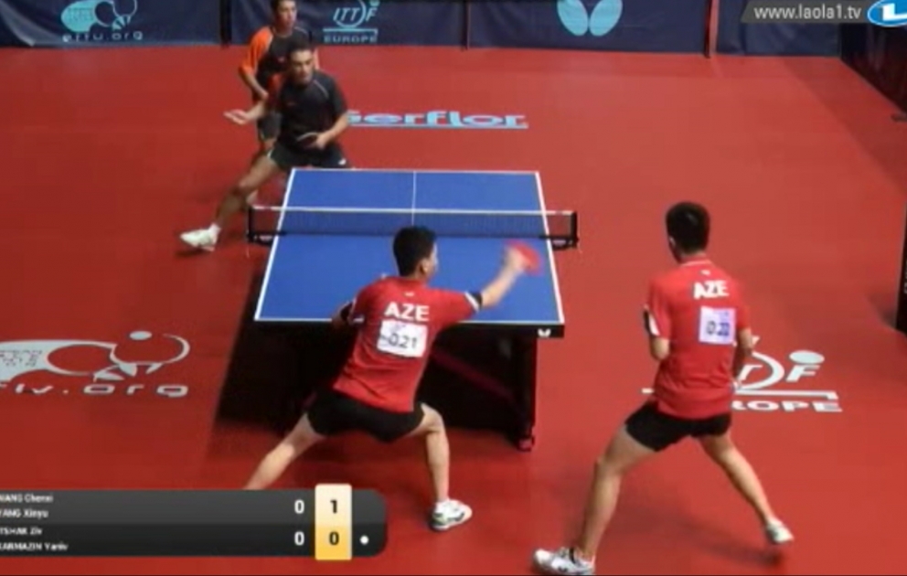 Azərbaycanın stolüstü tennisçiləri Ermənistan millisinə qalib gəliblər