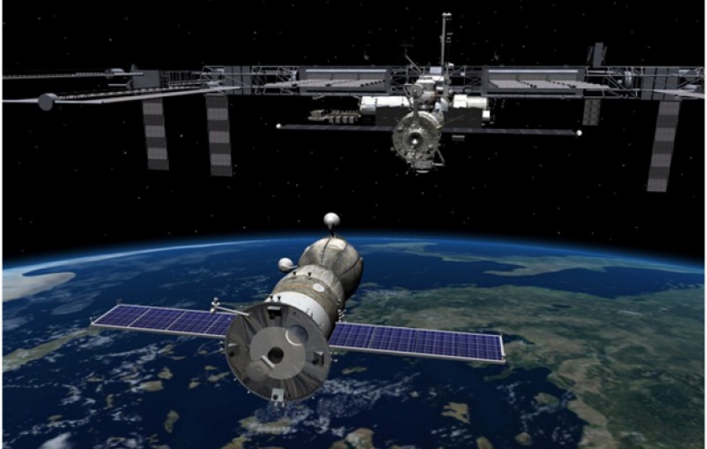 “Soyuz” pilotlu kosmik gəmi Beynəlxalq Kosmik Stansiyasına birləşib