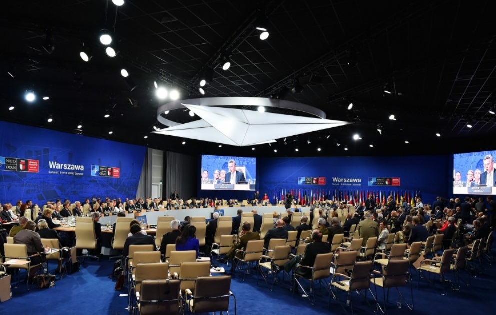 President Ilham Aliyev attended NATO Warsaw Summit session on Afghanistan