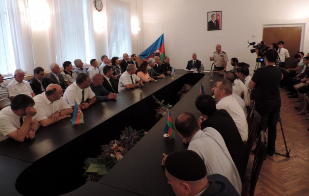 Şəhid Elvin Mirzəyevin təltif edildiyi medal ailəsinə təqdim olunub