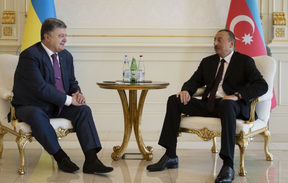 Entretien en tête-à-tête du président de la République avec son homologue ukrainien