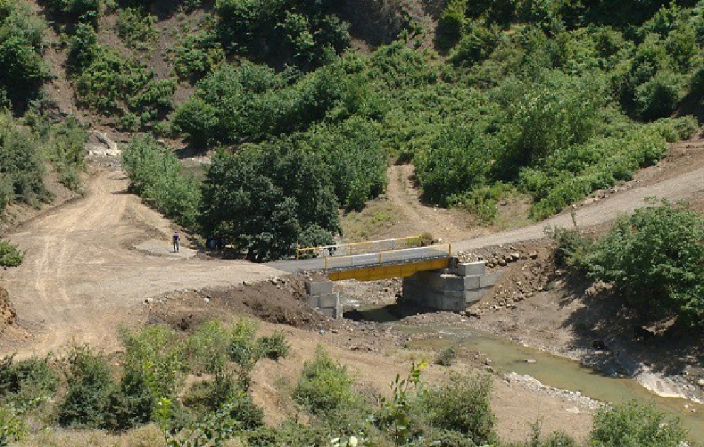 Yardımlıda yeni körpü istifadəyə verilib