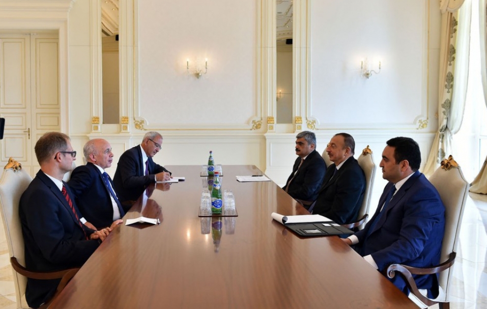 President Ilham Aliyev received delegation of Swiss Confederation