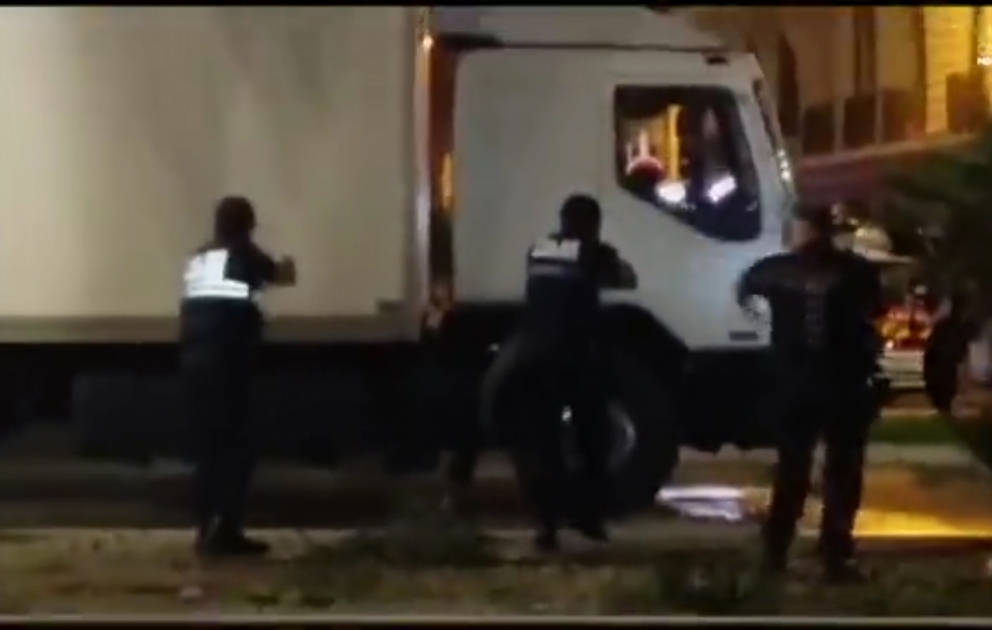 Опубликовано видео уничтожения исполнителя теракта в Ницце