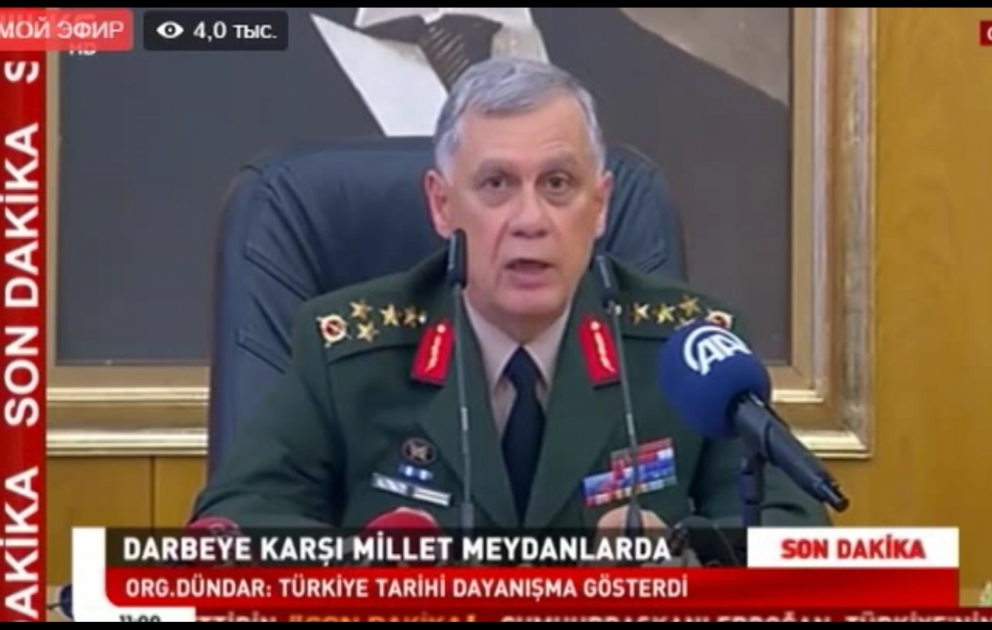 Yeni Baş Qərargah rəisi danışdı: 104 nəfər qiyamçı hərbçi öldürülüb