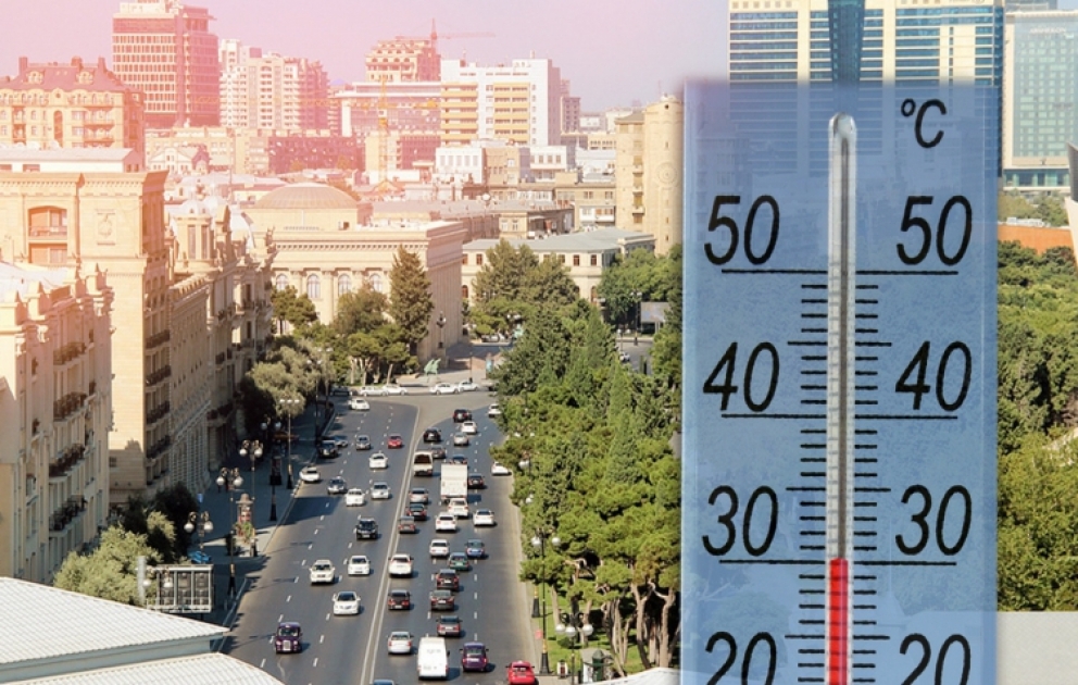 Sabah Azərbaycanda 42 dərəcə isti olacaq