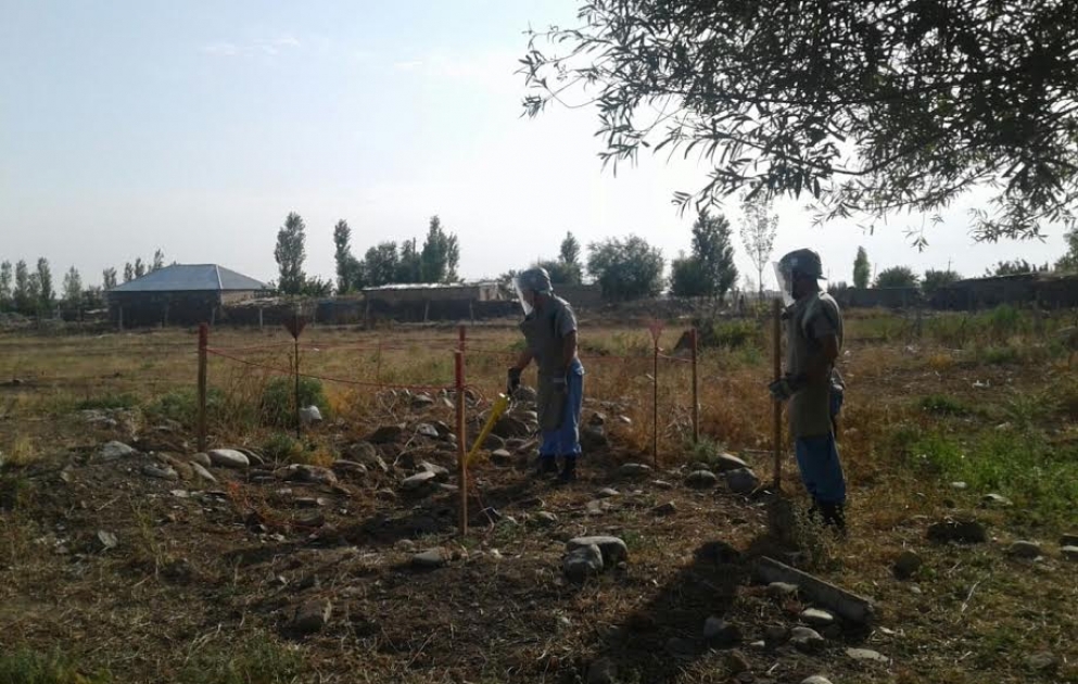 Ağdam və Tərtərdə partlamış hərbi sursatın qalıqları aşkar olunub