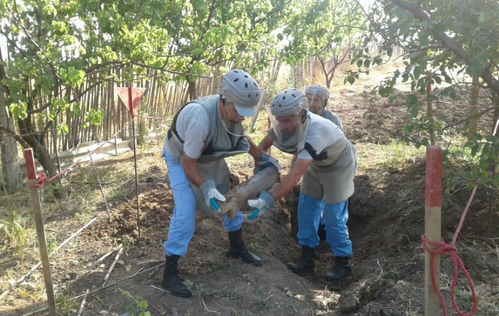 В Агдаме и Тертере обнаружены боеприпасы
