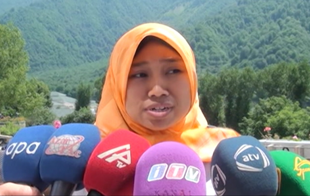 Yay məktəbinin indoneziyalı iştirakçısı: Nicdəki alban kilsəsinin təmiri və mühafizəsi təqdirəlayiqdir