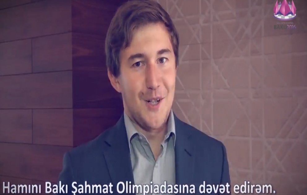 Sergey Karyakin hamını Bakı Şahmat Olimpiadasına dəvət etdi