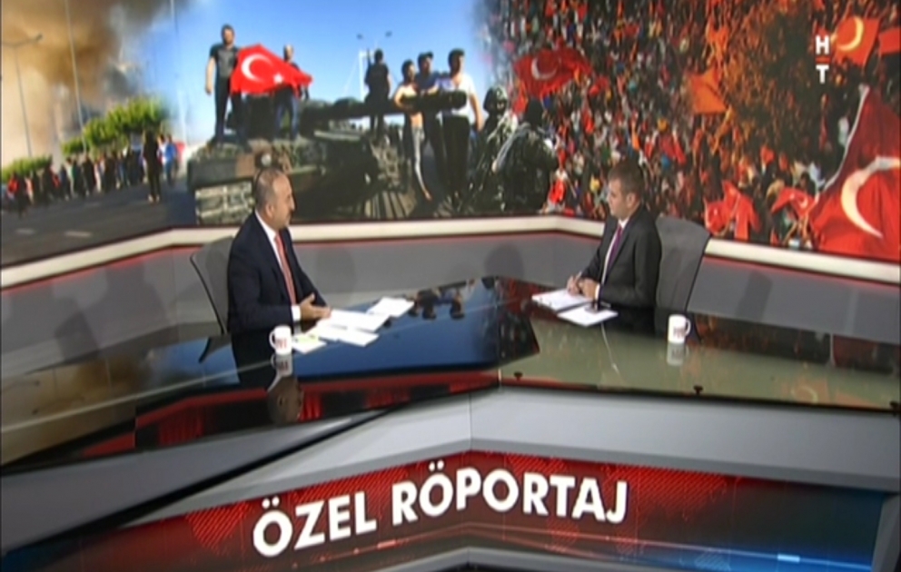 Mövlud Çavuşoğlu: Türkiyədə dövlət çevrilişinə cəhddən dərhal sonra Azərbaycan bizə güclü dəstək verdi