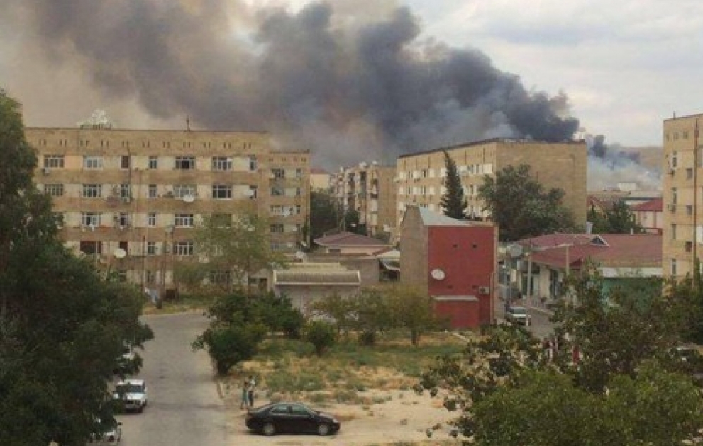 Une forte explosion dans la ville de Chirvan