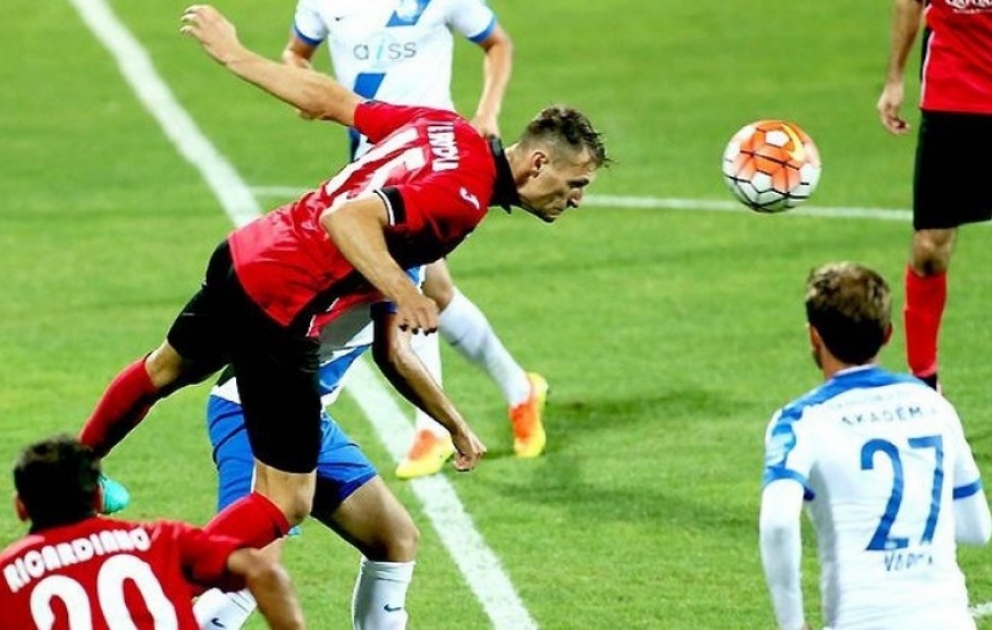 UEFA Avropa Liqası: “Qəbələ” Lill səfərindən qollu heç-heçə ilə ayrılıb