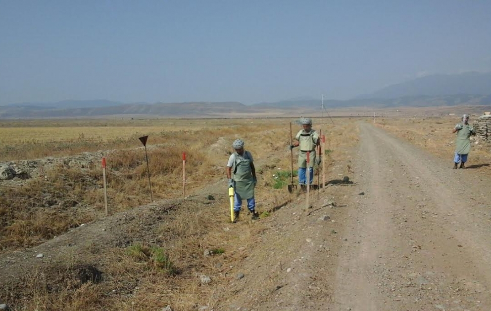В Агдамском, Тертерском и Геранбойском районах обнаружены боеприпасы