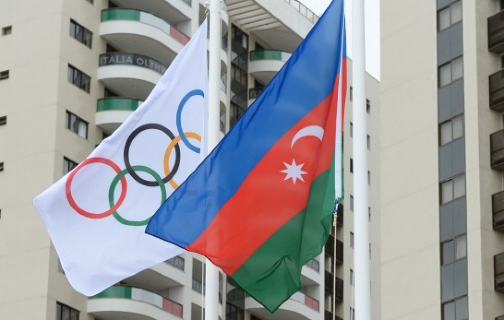 Rio-de-Janeyrodakı Olimpiya Kəndində Azərbaycan bayrağı qaldırılıb
