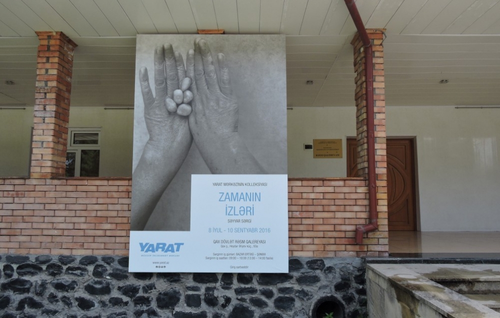 YARAT İncəsənət Məkanının Qaxda təşkil etdiyi sərgiyə xarici turistlər böyük maraq göstərir
