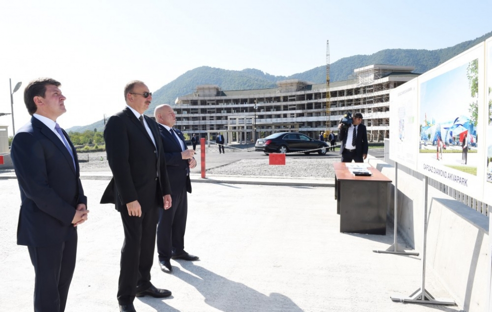 In Gabala werden großangelegte Tourismus-, Sport-und Infrastrukturprojekte verwirklicht