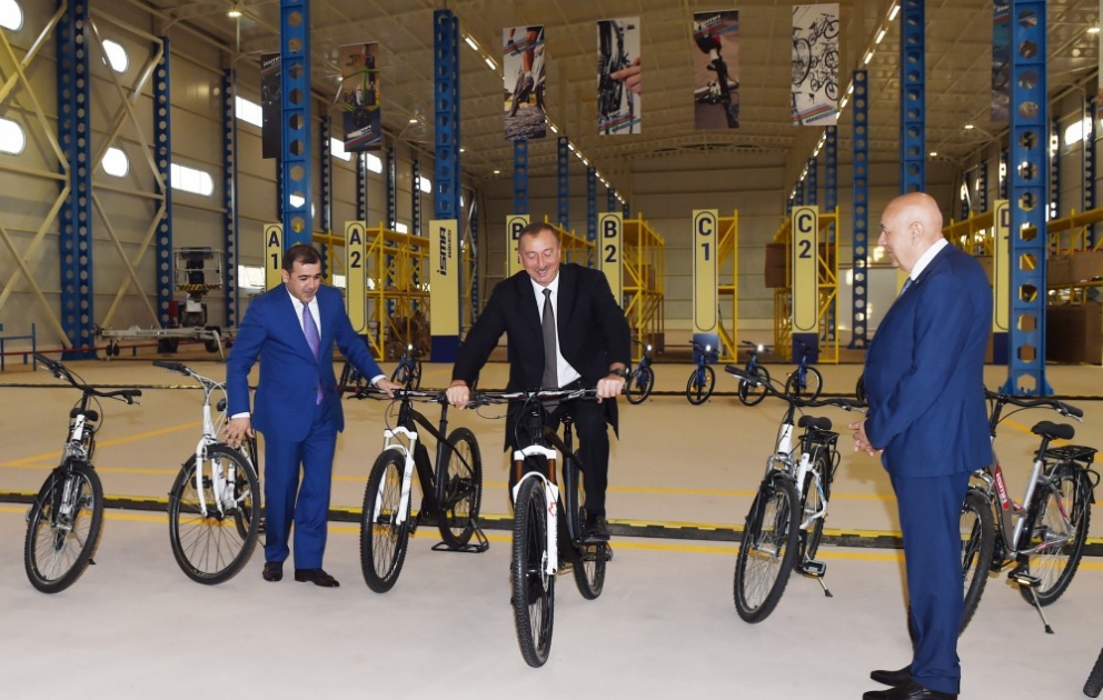 Im Rayon Ismailli Fahrradfabrik eröffnet