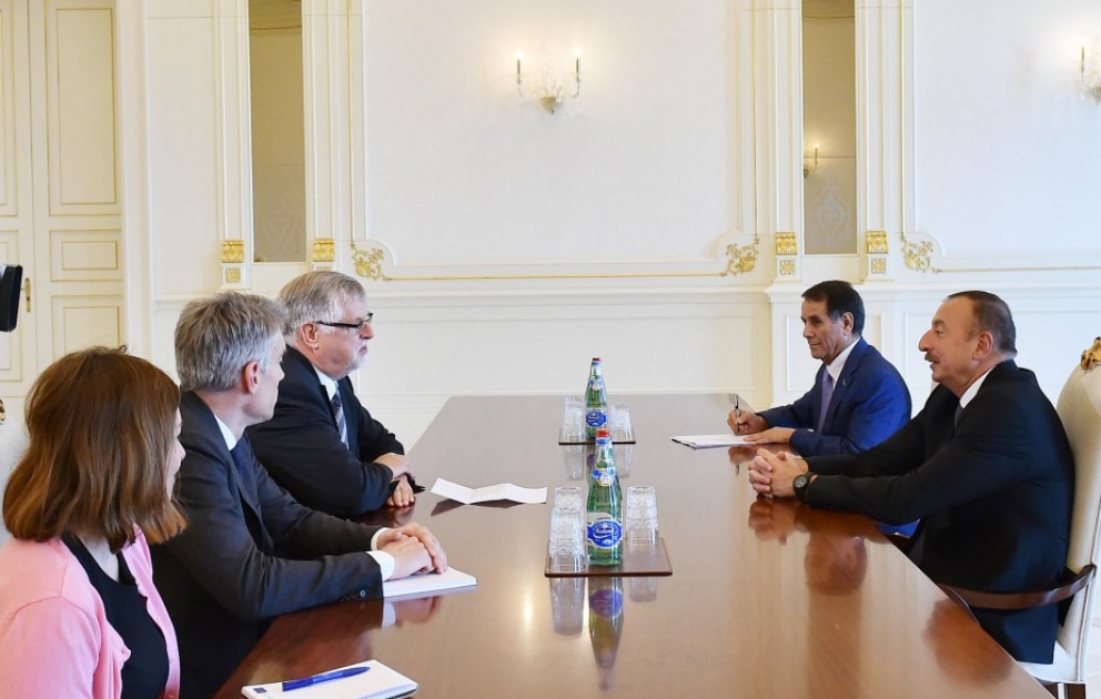 Le président Ilham Aliyev a reçu le représentant spécial de l’Union européenne pour le Caucase du Sud