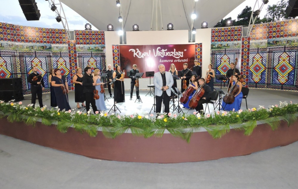 “Kiyev virtuozları” Kamera Orkestrinin konserti Şəki musiqisevərlərinin ürəyincə olub