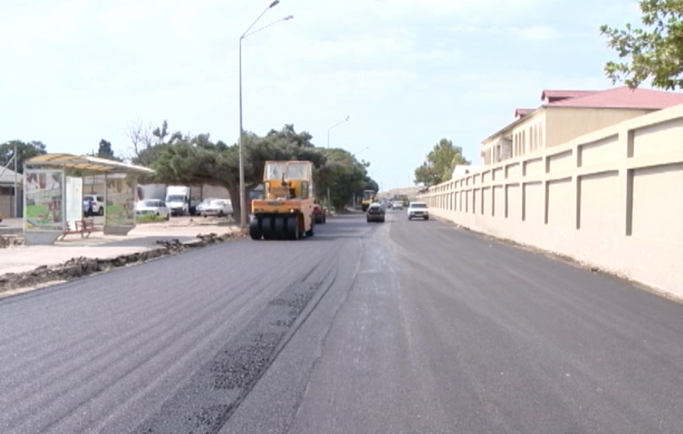 Zığ-Əmircan-Yeni Suraxanı avtomobil yolunun tikintisi aparılır