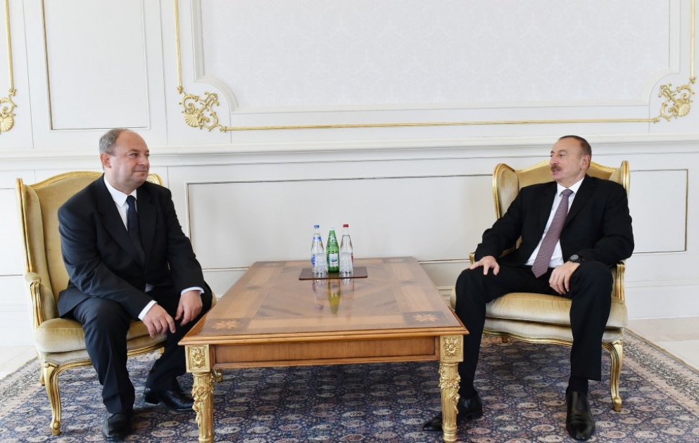 President Ilham Aliyev received credentials of incoming Belgian ambassador