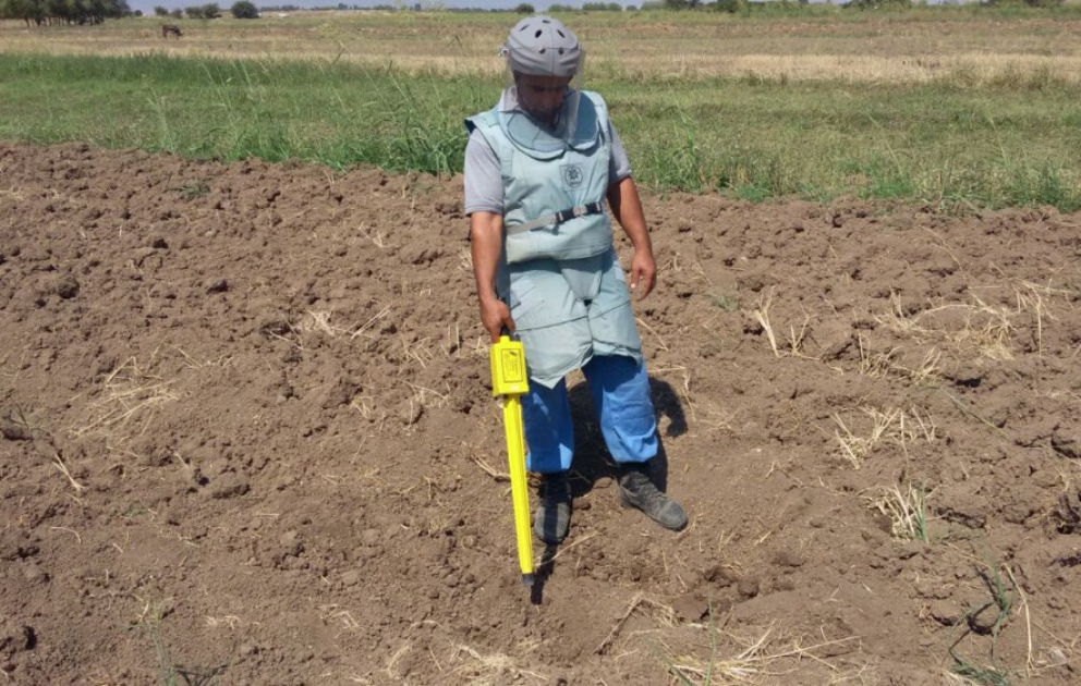 Tərtərdə hərbi sursat qalıqları aşkarlanıb