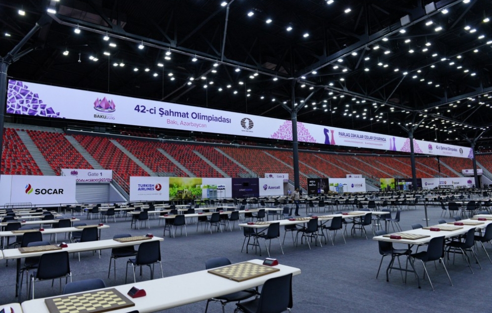 Bakı Şahmat Olimpiadası ilə bağlı “Baku Crystal Hall”a media tur təşkil olunub