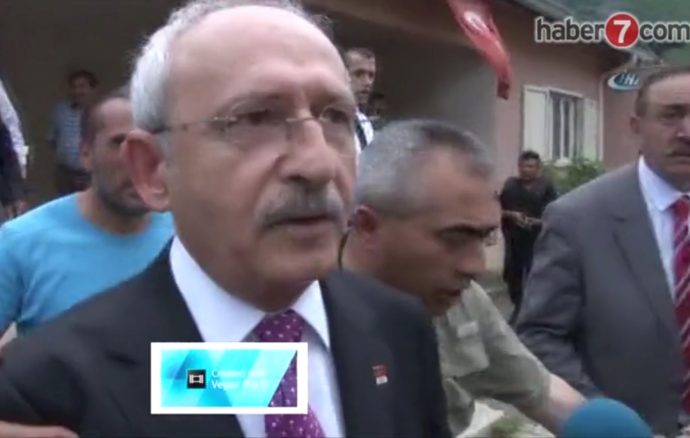 CHP liderinin kortejinə hücumun görüntüləri yayılıb