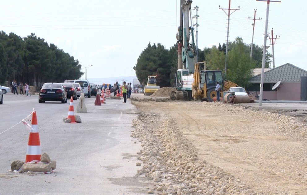 Bakı-Şamaxı-Yevlax yolu genişləndirilir