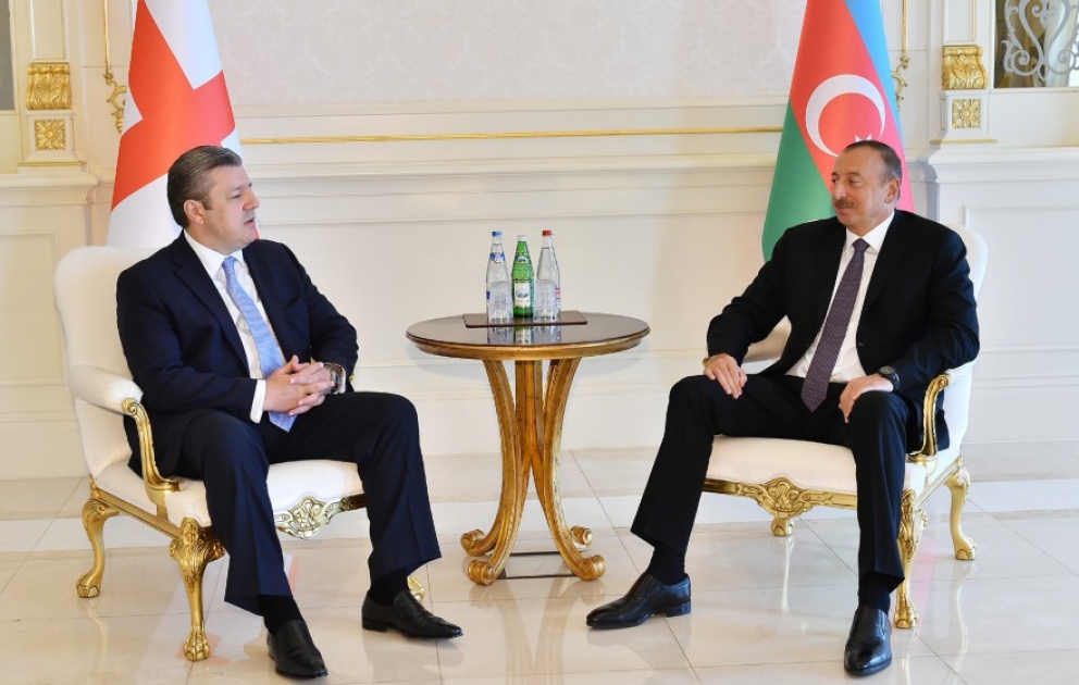 Entretien du président Ilham Aliyev avec le Premier ministre géorgien