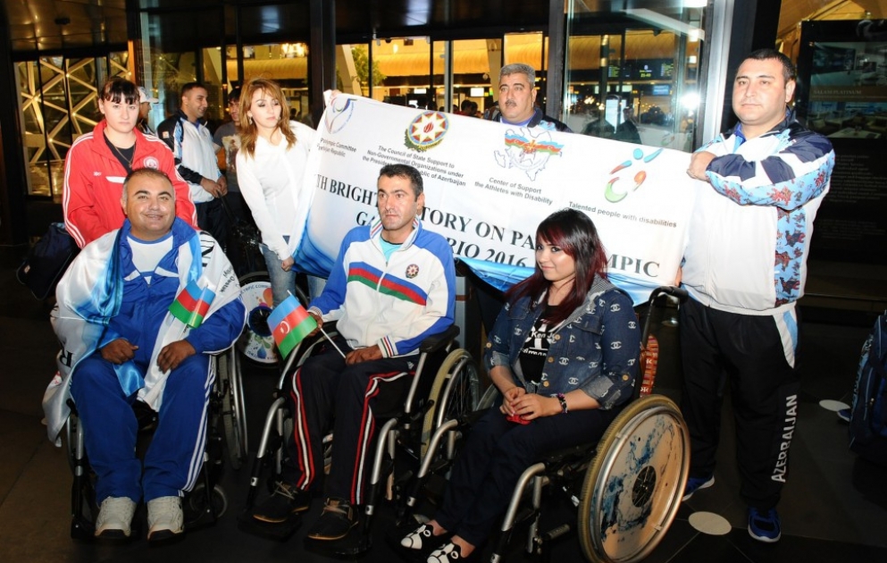 Jeux paralympiques de Rio : la délégation azerbaïdjanaise en route pour le Brésil