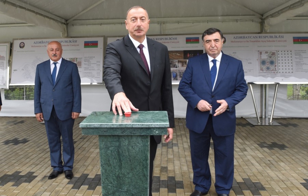 President Ilham Aliyev launched Masalli city water supply system
