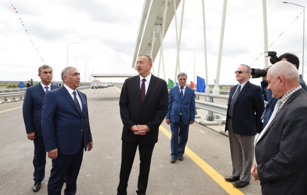 President Ilham Aliyev opened section of Alat-Astara-Iran state border highway