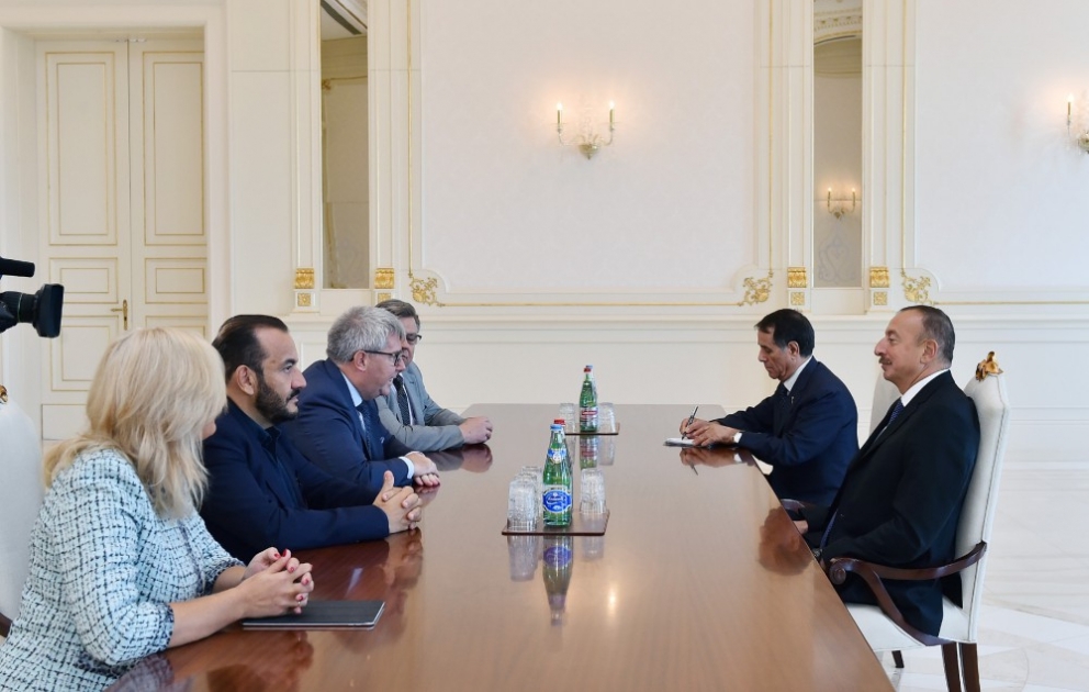 President Ilham Aliyev received delegation led by Vice-President of the European Parliament