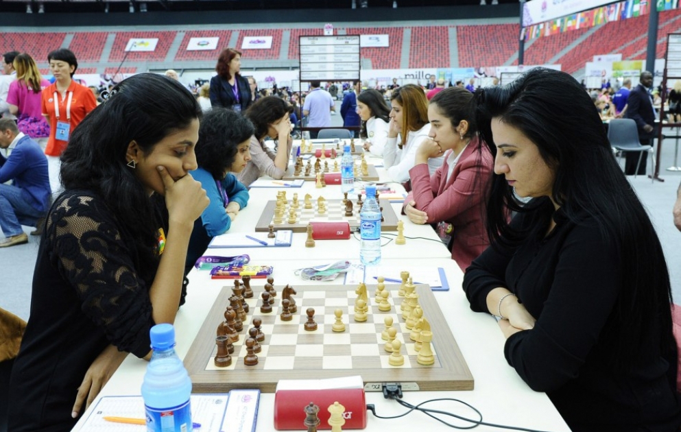 Şahmat Olimpiadasının VIII turunda Azərbaycan komandası Çin ilə qarşılaşacaq
