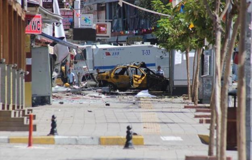 Van şəhərində terror aktı törədilib